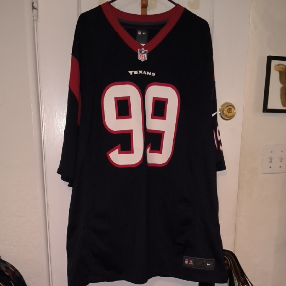 Nike X NFL | Black and Red Texans Jersey
